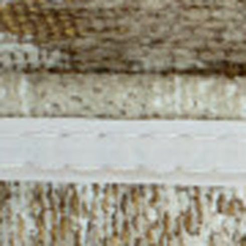6' X 8' Gold And Beige Abstract Washable Area Rug With UV Protection