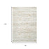 7' X 9' Gray Green And Brown Tribal Washable Area Rug With UV Protection
