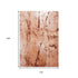 9' X 13' Orange Brown And White Abstract Washable Area Rug With UV Protection