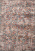 9' X 13' Gray And White Tribal Washable Area Rug With UV Protection