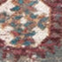 9' X 13' Gray And White Tribal Washable Area Rug With UV Protection