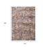 9' X 13' Gray And White Tribal Washable Area Rug With UV Protection