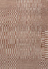 9' X 13' Brown And Beige Geometric Berber Washable Area Rug With UV Protection