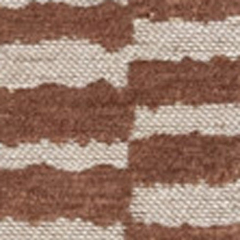 9' X 13' Brown And Beige Geometric Berber Washable Area Rug With UV Protection