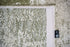 8' Green Beige And White Abstract Washable Round Rug With UV Protection