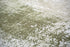 8' Green Beige And White Abstract Washable Round Rug With UV Protection