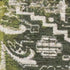 9' X 13' Green And Beige Tribal Washable Area Rug With UV Protection
