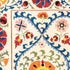 8' X 11' Beige Red And Orange Tribal Washable Area Rug With UV Protection