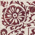 6' X 8' Beige And Maroon Tribal Washable Area Rug With UV Protection