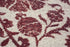6' X 8' Beige And Maroon Tribal Washable Area Rug With UV Protection