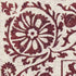 6' X 8' Beige And Maroon Tribal Washable Area Rug With UV Protection