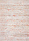 9' X 13' Gray White And Orange Tribal Washable Area Rug With UV Protection