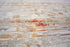 9' X 13' Gray White And Orange Tribal Washable Area Rug With UV Protection