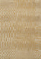 8' Gold And Beige Geometric Berber Washable Round Rug With UV Protection