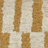 8' Gold And Beige Geometric Berber Washable Round Rug With UV Protection