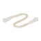 24" White Pearl Beads Decorative Tassel