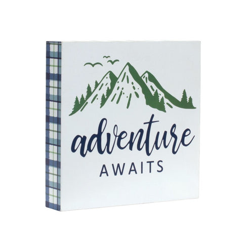Set Of Four "Adventure Awaits" Unframed Wall Art