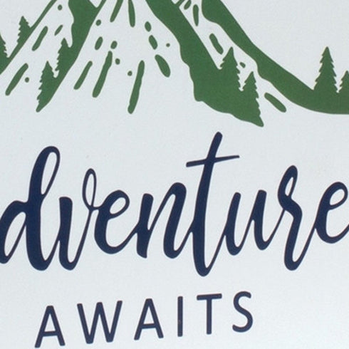 Set Of Four "Adventure Awaits" Unframed Wall Art