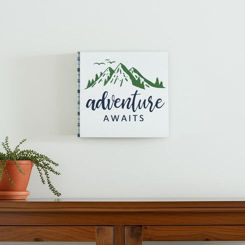 Set Of Four "Adventure Awaits" Unframed Wall Art