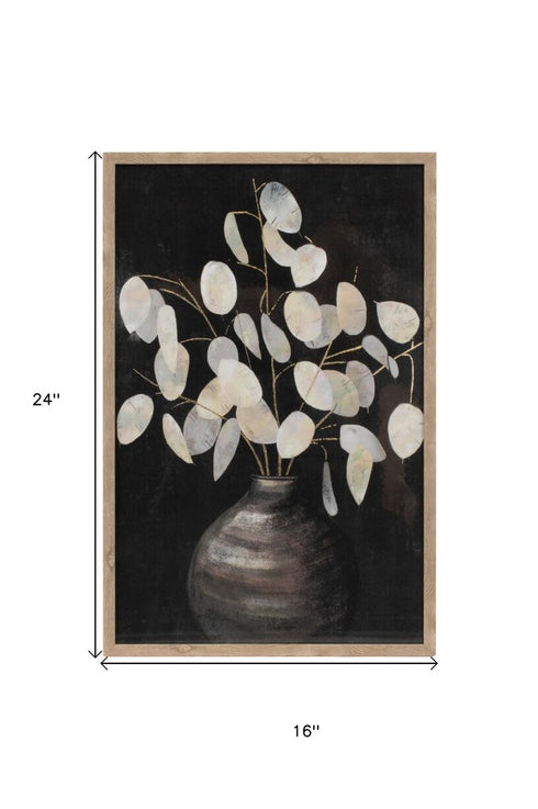 Set Of Two Eucalyptus Natural Framed Wall Art