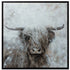 Mountain Bull Dark Brown Framed Wall Art