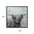 Mountain Bull Dark Brown Framed Wall Art