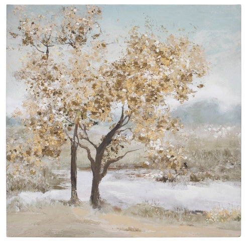 Set Of Two Tree Unframed Wall Art