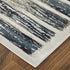 8' X 10' Gray And Black Abstract Distressed Area Rug