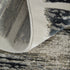 8' X 10' Gray And Black Abstract Distressed Area Rug