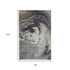 8' X 12' Gray And Ivory Abstract Area Rug