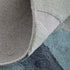 8' X 10' Green Blue And Ivory Abstract Hand Tufted Area Rug