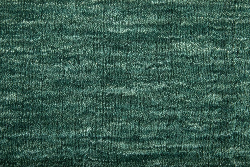 9' X 13' Green And White Hand Woven Area Rug