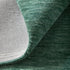 9' X 13' Green And White Hand Woven Area Rug