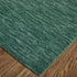 9' X 13' Green And White Hand Woven Area Rug