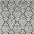 9' X 12' Gray Ivory And Black Floral Hand Tufted Area Rug