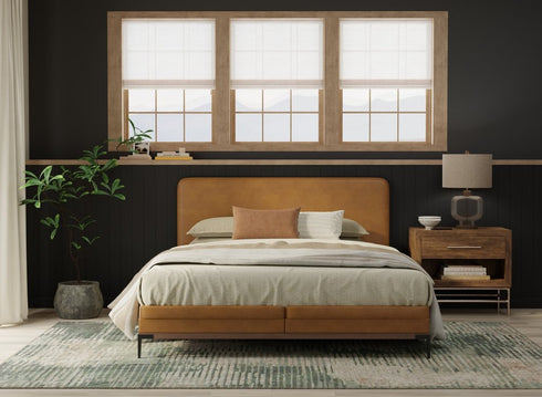 9' X 12' Green Ivory And Brown Abstract Distressed Area Rug