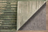 9' X 12' Green Ivory And Brown Abstract Distressed Area Rug