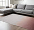 8' X 10' Pink And Ivory Ombre Hand Tufted Area Rug