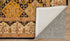 8' X 10' Gold Tan And Black Geometric Hand Tufted Area Rug
