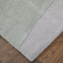 8' X 10' Green Blue And Ivory Abstract Hand Tufted Area Rug