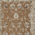 8' X 10' Tan And Ivory Floral Hand Tufted Area Rug