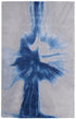 9' X 12' Blue And Gray Abstract Hand Tufted Area Rug