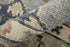 8' X 10' Gray Blue and Taupe Wool Geometric Hand Knotted Area Rug With Fringe