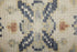 8' X 10' Gray Blue and Taupe Wool Geometric Hand Knotted Area Rug With Fringe