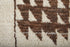 8' X 10' Ivory And Brown Wool Abstract Hand Knotted Area Rug