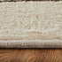 8' X 10' Ivory And Brown Wool Abstract Hand Knotted Area Rug