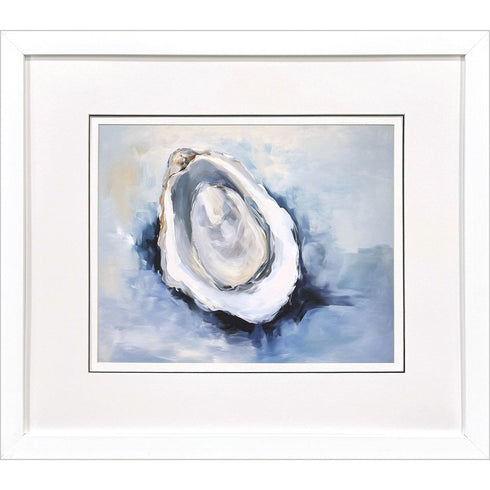 Mollusk II White Framed Wall Art