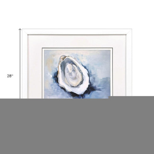 Mollusk II White Framed Wall Art