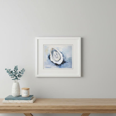Mollusk II White Framed Wall Art