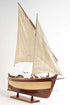34" Unfinished Wood Hand Painted Model Boat